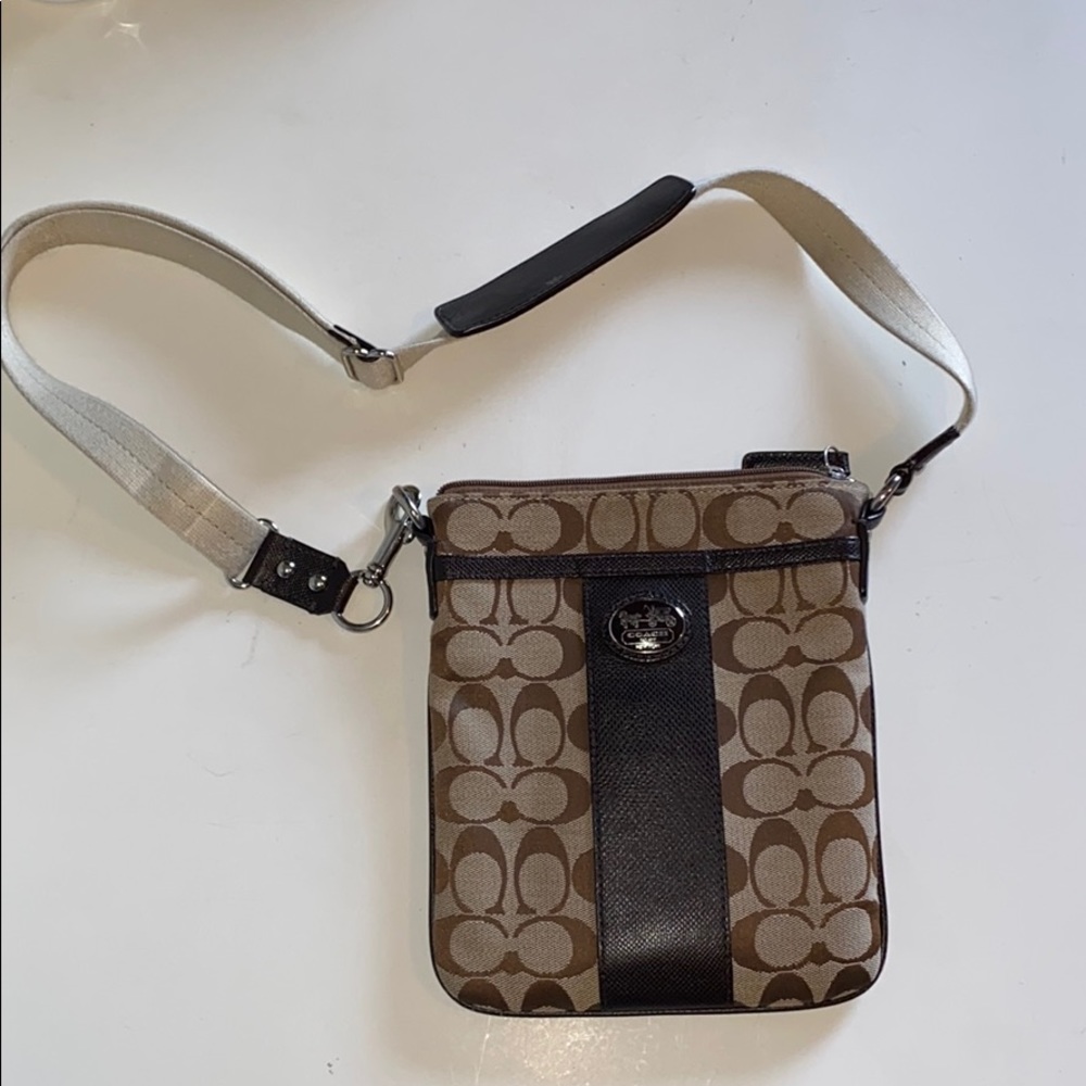 Coach cross body purse